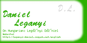 daniel leganyi business card